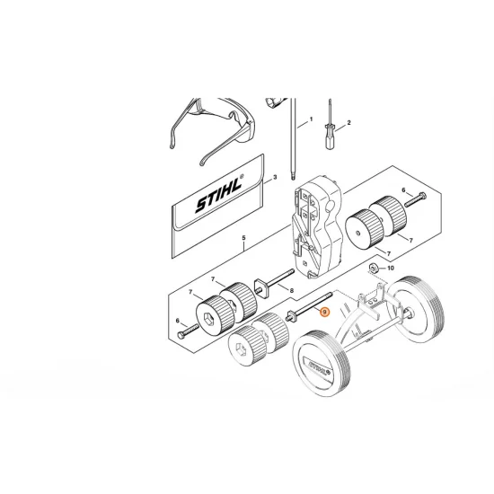 STIHL  Śruba dwustronna 4601 730 9401